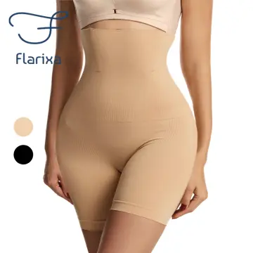 Flarixa Women High Waist Trainer Body Shaper Panty Women Flat Belly Shaping  Panties Tummy Control Underwear Butt Lifter Panties