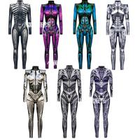 [COD] 2022 new cross-border armor digital printing cosplay play costume adult tight long-sleeved