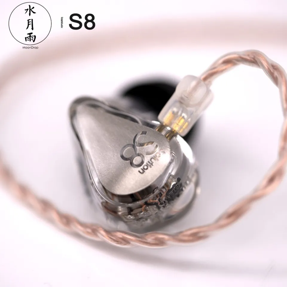 Moondrop S8 8 BA Balance Armature Drivers IEM In-ear Monitor