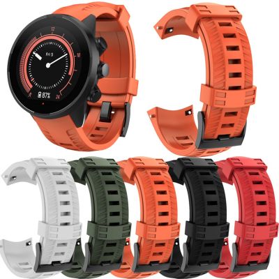 （A Decent035）สายรัดซิลิโคนสำหรับ SUUNTO 9 /Baro Smart Watch Watchband Wrist Band Correa De Reloj Bracelet De Montre Pasek Do Zegarka