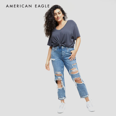 American Eagle Ripped Tomgirl Jean กางเกง ยีนส์ ผู้หญิง ทอมเกิล (WOT 043-3403-934)