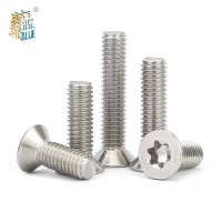 10pcs/lot Six-Lobe Torx Flat Countersunk Head Screw Bolt M1.6 M2 M2.5 M3 M4 M5 M6 M8 304 A2-70 stainless steel GB2673