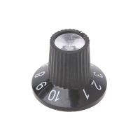 ปุ่มลูกบิดเครื่องขยายเสียงกีตาร์ AMP Volume Tone Control Knob Skirted Aluminium For F