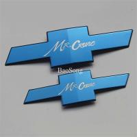 BST สแตนเลส Stickerbrand ดัดแปลงสติกเกอร์ตกแต่งสีฟ้า 2 Pcs สำหรับคลาสสิก Chevrolet Cruze 2015