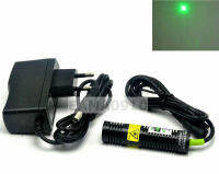 532nm 10mW 5V Dot Green Module Long Time Working 18x75mm w AC Adapte