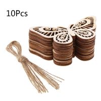 【YF】₪  10pcs Cut Wood Embellishment Wedding