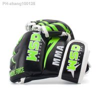 MMA Boxing Gloves High Quality PU Mateial MMA Half Fighting Gloves Muay Thai Training Breathable Male Fitness for Adult