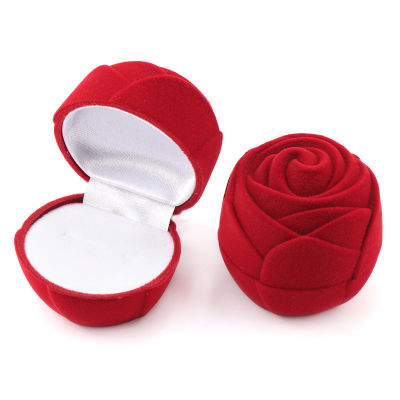 1 For Holder Earrings Bracelet Necklace Box Ring Wedding Jewelry Lovely Velvet
