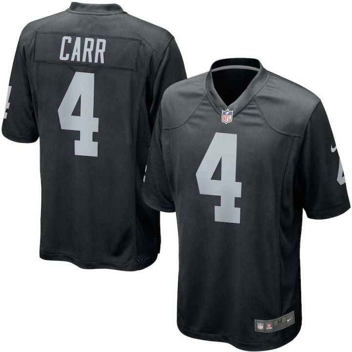 เสื้อกีฬารักบี้-nfl-las-vegas-raiders-las-vegas-raiders-4-derek-เสื้อกีฬา-carr-jersey