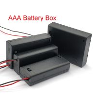 Battery Holder with Leads ON/OFF Cover 2 3 4 Slot