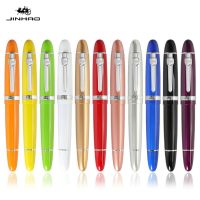 JINHAO 159 Fountain Pen Luxury Metal High Quality Metal Ink Pens 0.5mm Nib Silver/Gold School&amp;office Writing Supplies Stationery  Pens