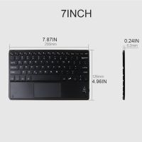 7910 Inches Wireless Bluetooth Lightweight Keyboard with Touchpad Home Keypad