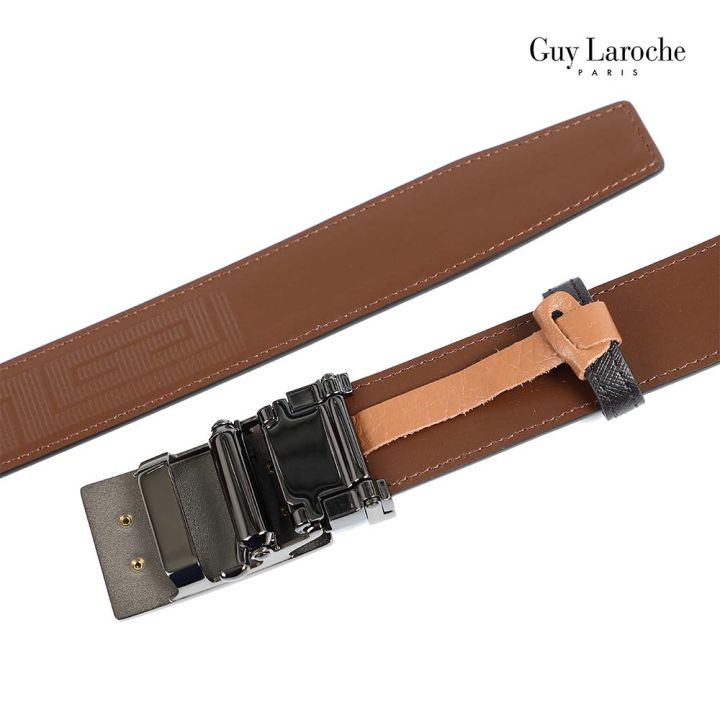 guy-laroche-เข็มขัดหนังผู้ชาย-รุ่น-mgb0004a-สีน้ำตาล