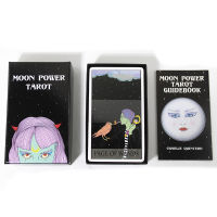 Moon power tarot Deck with Gold Edges High Quality 78 Pcs Board Game Mysterious Divination Deck Party Games