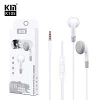 หูฟัง HI-FI Kim  ของแท้ 100% รุ่น K-105 หูฟังสมอล์ทอล์ค  Headphone for IOS/Andriod เสียงดีมาก bestbosss