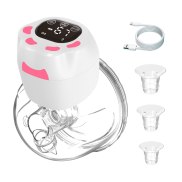 ZZOOI Portable Electric Breast Pump 3 Modes 9 Suction Levels Silent Milk
