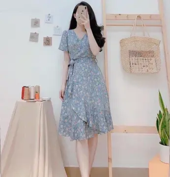 váy hoa cổ v giá tốt Tháng 8 2023  Mua ngay  Shopee Việt Nam