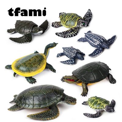 TFAMI Mini Ocean Series Emulation สัตว์ของเล่นเด็กเต่าขนาดเล็กสัตว์ของเล่นยางคุณภาพสูงของเล่นสำหรับเด็กของขวัญ