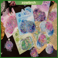 ZOWBRSH สีชมพูอมชมพู สติกเกอร์ติดผนัง สีเขียวอ่อน สัตว์เลี้ยงสำหรับสัตว์เลี้ยง สติกเกอร์แบบใส สติกเกอร์ตกแต่งลาย สีฟ้าสีฟ้า สติกเกอร์ติดด้วยตนเอง ดีไอวาย