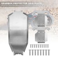 Stainless Steel Chassis Armor Gearbox Protector Skid Plate for 1/8 Traxxas Sledge RC Car Upgrade Parts Accessories