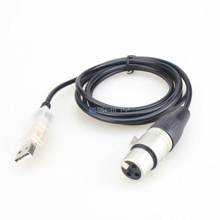 Usb To Dmx Interface Adapter Rs485 Converter Cable Ftdi Chip Led Dmx512 Serial 3pin Xlr For 0574