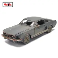 Maisto 1:24 1967ฟอร์ดรุ่น Mustang GT ทำเวอร์ชันดัดแปลงเก่ามีรายละเอียดสูงรูปแบบหล่อแม่นยำของขวัญในการสะสมโมเดลรถยนต์