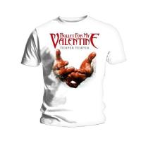 Bullet For My Valentine Temper Temper Blood Hands T Shirt 100 ORIGINAL MERCH