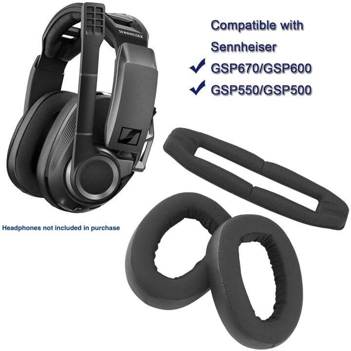 GSP 600 Comfort Hybrid Velour Replacement Ear Pads For Sennheíser GSP ...