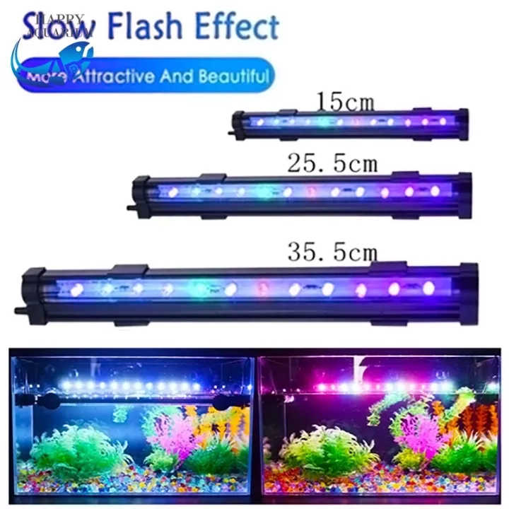 Aquarium Bubble Light Submersible Light For Fish Tank Lazada PH
