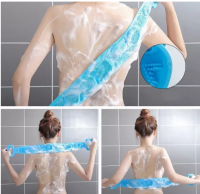 สายขัดตัวซิลิโคน ที่ขัดหลัง แปรงถูหลัง แปลงขัดตัว Silicone Bath Towel Body Wash อุปกรณ์อาบน้ำ