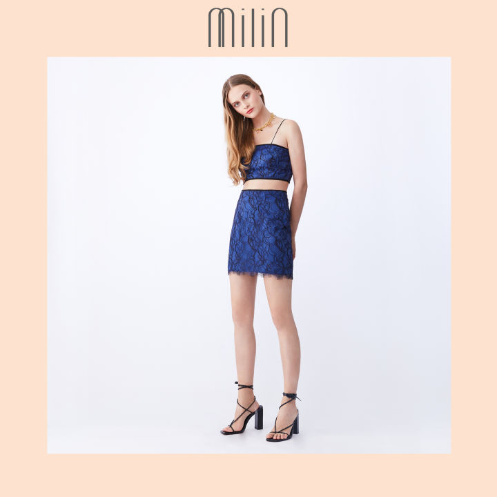 milin-high-waisted-lace-mini-skirt-กระโปรงผ้าลูกไม้เอวสูงแต่งขอบเอว-pulau-skirt