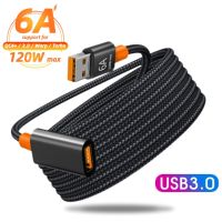 Chaopi นม DD 6A USB 3.0สายพ่วงหญิง-ชายสายต่อไฟข้อมูลการส่งข้อมูลความเร็วสูงสำหรับกล้องคอมพิวเตอร์ทีวี1M/1.5M