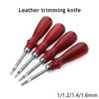 【CW】 1Pcs Leather Trimmer Skiving Cutting Sewing Wallet Cut Tools 0.8/1/1.2/1.5mm