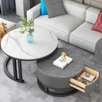 Marble Luxury Coffee Tables Tea Living Room Round Dining Tables Abrasion Resistant Basses Muebles Minimalist Furniture ZLXP Edge Corner Guards