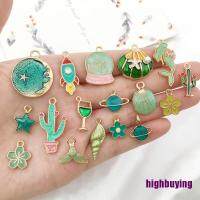 HBMY 31PcsSet Fruit Animal Mixed Enamel Charms Pendants DIY Jewelry Making Craft HBB