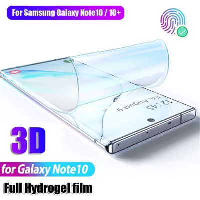 Ircbv HD TPU นิ่มสำหรับ Samsung Galaxy Note 10 / 10 + Plus ไฮโดรเจลฝาครอบป้องกันฟิล์มป้องกันหน้าจอ