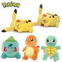 Pokemon Pikachu Plush Toys Eevee Charmander Squirtle Blastoise Cartoon Anime Dolls Kawaii Stuffed Plush Decoration For Baby Gift