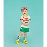 「สินค้าลิขสิทธิ์แท้」Iris kids IKS095-IKP095 Jelly M Series Brocoli baby shirt -short เสื้อ กางเกง ชุดเข้าเซต