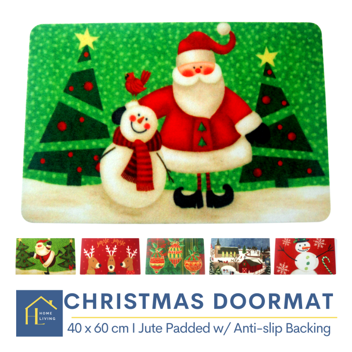 40cm x 60cm Christmas Door Rug/ Kitchen Mat/ Outdoor Mat/ Christmas