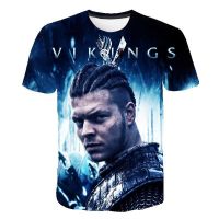 Vikings T-shirt summer men women children Ragnar Lothbrok 3D printed TV with short sleeve T-shirt children tops fashion shirt casual style