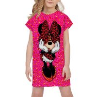 Minnie Mouse Dress For 2-8 Years Girl Princess Dress Children Birthday Party Clothes Disney Dresses For Girls Casual Clothes