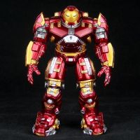 Avengers 4 Spider Iron Man MK44 Hulkbuster Armor Luminous Action Figure Model Ornament