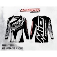 Jersey adriatico motorcycle " mio automatic rev your heart " เสื้อยืดแขนยาว ขี่มอเตอร์ไซค์ เสื้อผ้า เสื้อแขนยาว