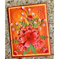 3d Embossing Folder Scrapbooking Supplies Materials Binders Diy Craft Art Deco Pattern Background Greeting Card Photo Album