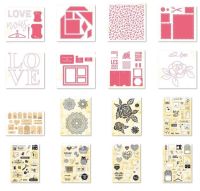 New French Clear Stamp And Cutting Die Seal For DIY ScrapbookingPhoto Album Decorative Clear Stamp Sheets A6501