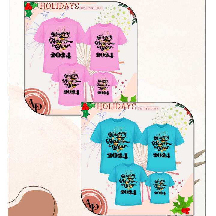 2024 New Year Family T Shirt VIII Pink Blue Sold Per Piece   121803be47c79eb50032579b591a6ff3  720x720q80 