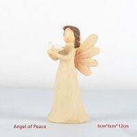 1 Pcs เรซิ่น Angel รุ่น Fairy Figurines อุปกรณ์เสริมสำหรับตกแต่งบ้านยุโรปสไตล์ Figurines ของที่ระลึกคริสต์มาสของขวัญ