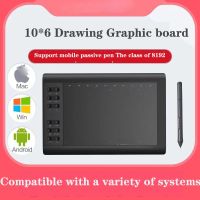 【YF】 Digital Board 10x6 Inch Portable tablet Connect Mobile Phone Pressure Drawing Tablet Interactive Graphic
