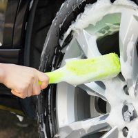 hot【DT】┇  Car Microfiber Tire Rim Cleaning for with Plastic Handle Washing Cleaner Tools