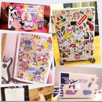 50 pcs Cute Unicorns Waterproof Stickers for LuggageLaptopCarWall